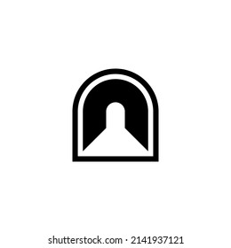 tunnel icon vector design templates 