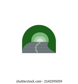 tunnel icon vector design templates 