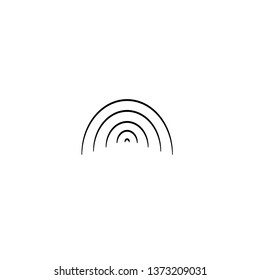 Tunnel icon vector illustration
