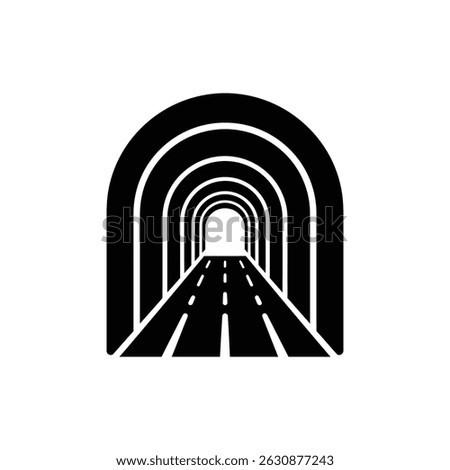 Tunnel with Light Ahead Representing Overcoming Darkness and Hope