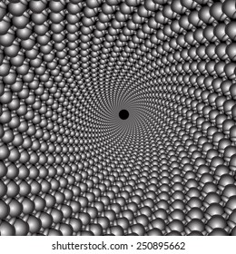 Tunnel of Spheres