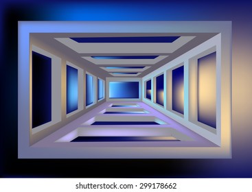 The tunnel that leads far into space