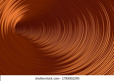 Túnel o agujero de gusano. Túnel de alambre digital. cuadrícula de túnel 3D. Imagen vectorial abstracta de fondo