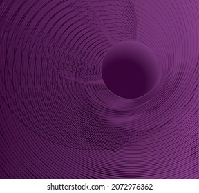 Tunnel or wormhole. Digital wireframe tunnel. 3D grid. Background abstract vector image