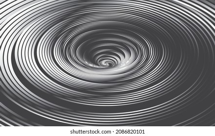 Túnel o agujero de gusano. Túnel de alambre digital. cuadrícula de túnel 3D. Imagen vectorial abstracta de fondo