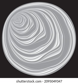 Tunnel or wormhole. Digital wireframe tunnel. 3D tunnel grid. Background abstract vector image