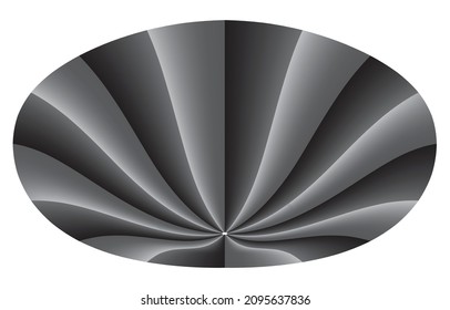 Tunnel or wormhole. Digital wireframe tunnel. 3D tunnel grid. Background abstract vector image