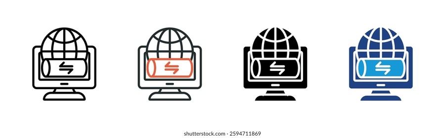 Tunneling Icon Element For Design