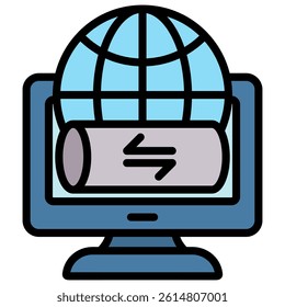 Tunneling Icon Element For Design