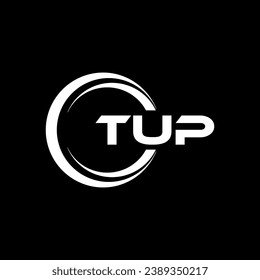 TUP Letter Logo Design, Inspiration for a Unique Identity. Modern Elegance and Creative Design. Watermark Your Success with the Striking this Logo.
