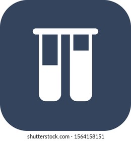 Tup test icon isolated on abstract background
