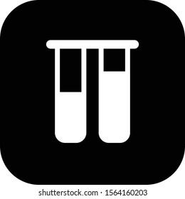 Tup test icon isolated on abstract background
