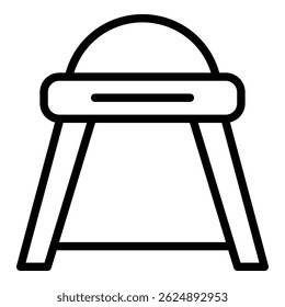 Turban headdress icon outline vector. Sultan hat. Arab farmer