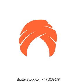 TURBAN ICON ORANGE SIKH