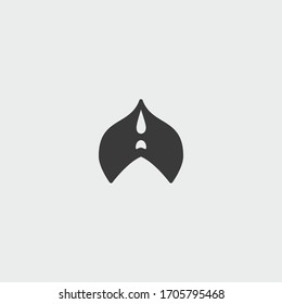 icono del turbante. vector turban sobre fondo gris