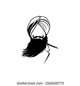 Turban logo design Turkish Hat. Guru icon