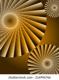 Turbine abstract background. 