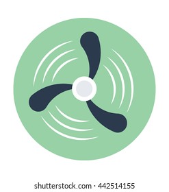 Turbine Fan Vector Icon