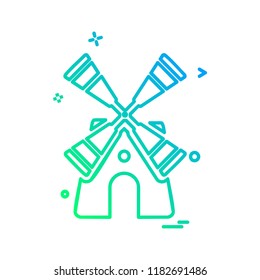 Turbine icon design vector