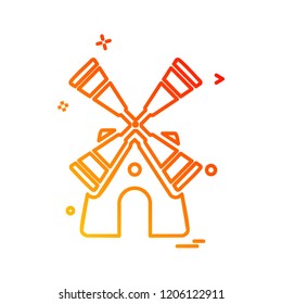 Turbine icon design vector