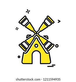 Turbine icon design vector