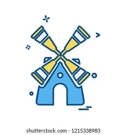Turbine icon design vector