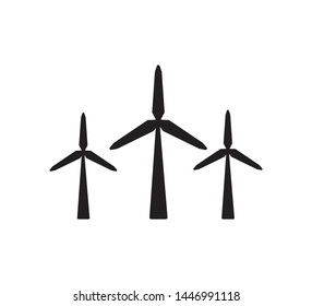 Turbine icon flat style illustration
