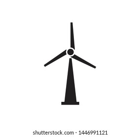 Turbine icon flat style illustration