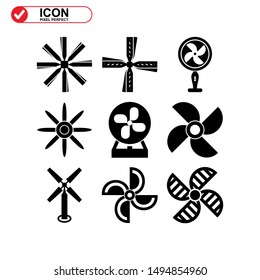 turbine icon isolated sign symbol vector illustration - Collection of high quality black style vector icons
