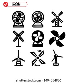 turbine icon isolated sign symbol vector illustration - Collection of high quality black style vector icons
