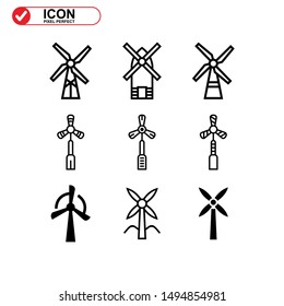 turbine icon isolated sign symbol vector illustration - Collection of high quality black style vector icons
