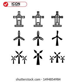 turbine icon isolated sign symbol vector illustration - Collection of high quality black style vector icons
