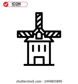 turbine icon isolated sign symbol vector illustration - high quality black style vector icons
