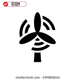 turbine icon isolated sign symbol vector illustration - high quality black style vector icons
