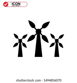 turbine icon isolated sign symbol vector illustration - high quality black style vector icons
