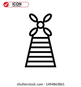 turbine icon isolated sign symbol vector illustration - high quality black style vector icons
