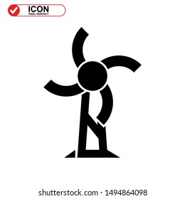 turbine icon isolated sign symbol vector illustration - high quality black style vector icons
