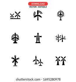 turbine icon or logo isolated sign symbol vector illustration - Collection of high quality black style vector icons
