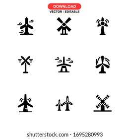 turbine icon or logo isolated sign symbol vector illustration - Collection of high quality black style vector icons
