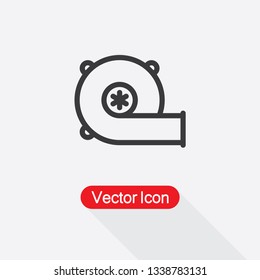 Turbine Icon, Motor Icon, Turbo Icon Vector Illustration Eps10