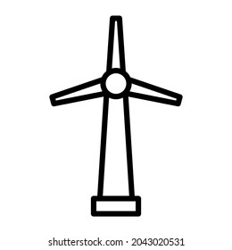 Turbinen Symbol, Vektorbild. Kann auch für Web-Apps, mobile Apps und Printmedien verwendet werden.