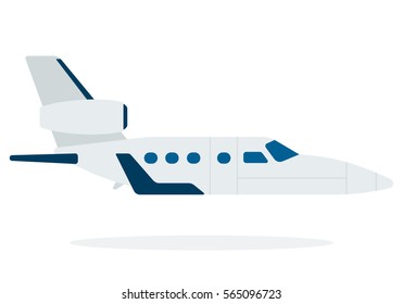 Turbine jet vector flat material design object. Isolated illustration on white background.