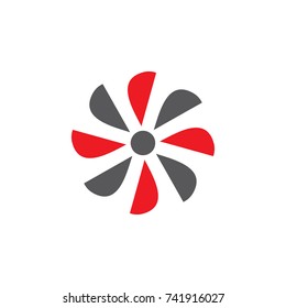 turbine symbol logo vector