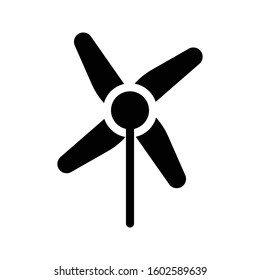 turbine vector glyph flat icon 