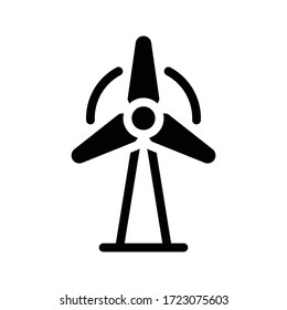 turbine vector glyph flat  icon 