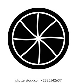 Turbine Vector Glyph Icon For Personal And Commercial Use.
