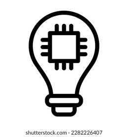 Turbine Vector Line Icon Design