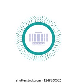 Turbine, Vertical, axis, wind, technology Glyph Icon. Vector isolated illustration