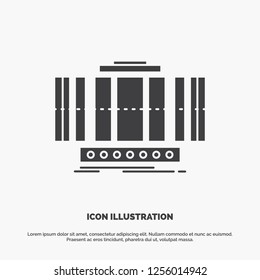 Turbine, Vertical, axis, wind, technology Icon. glyph vector gray symbol for UI and UX, website or mobile application