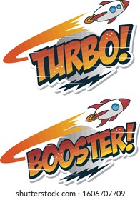turbo booster rocket ship launch space exploration